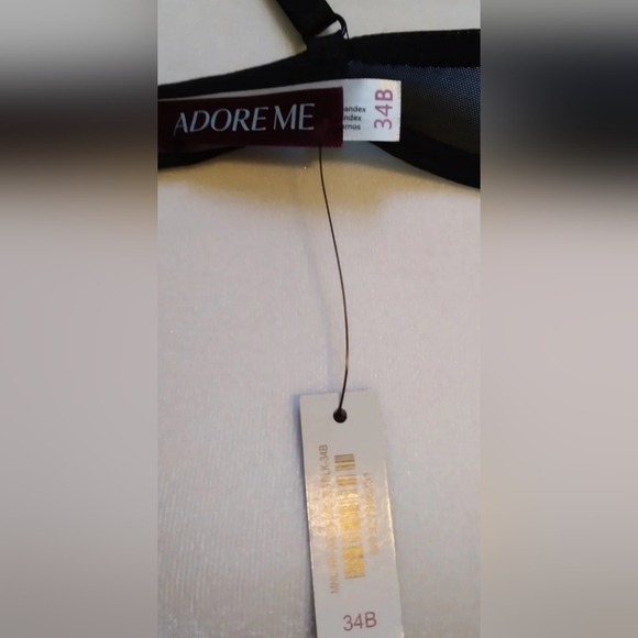 NEW Purple and Black lace push-up bra Size 34B ♡Beautiful♡ - Picture 4 of 11